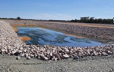 Barellan sewer ponds.