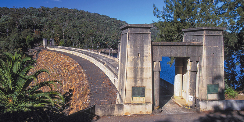 Avon Dam wall. Image courtesy of Jason King.