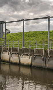 Woodville floodgate.