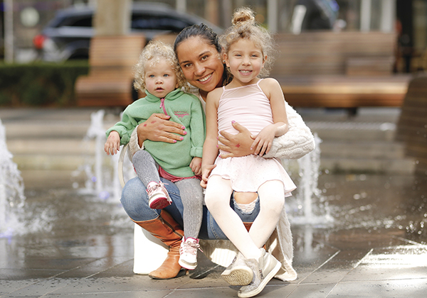 Fountain at Rouse Hill Town Centre, Sydney.
