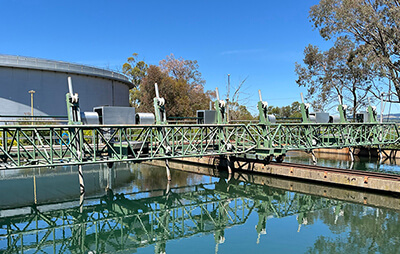 Orange water treatment plant