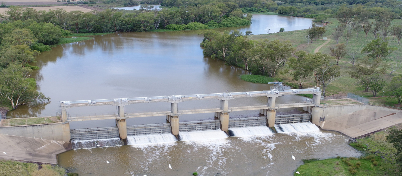 Tareelaroi Weir, Gwydir.