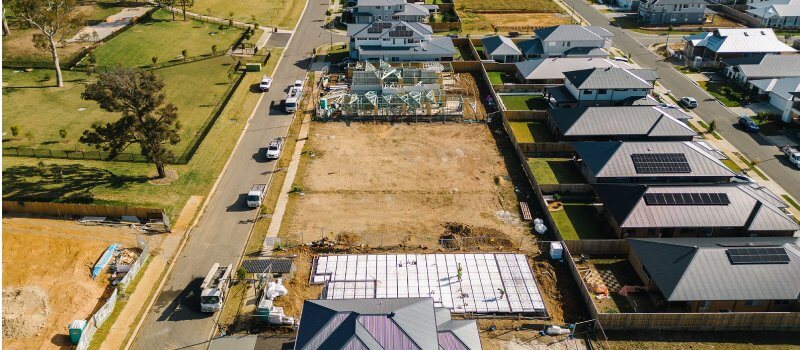 New housing developments.