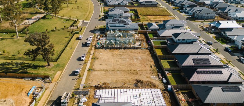 New housing developments.