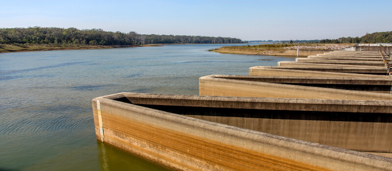 Grahamstown Dam in the Hunter region.