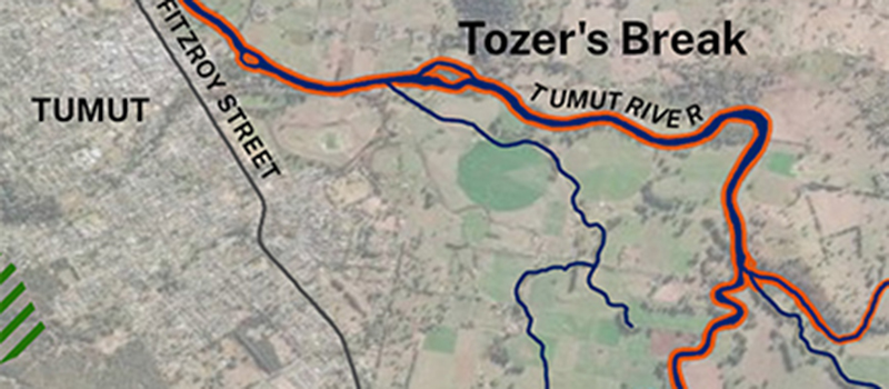 Indicative map of tumut 