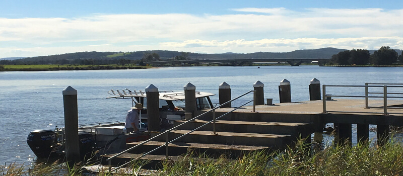 Waterfront at Raymond Terrace.