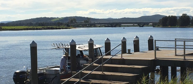 Waterfront at Raymond Terrace.