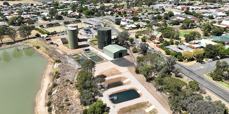 Water treatment plant.