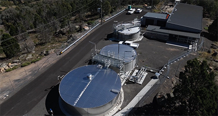 Wyangala water treatment plant.