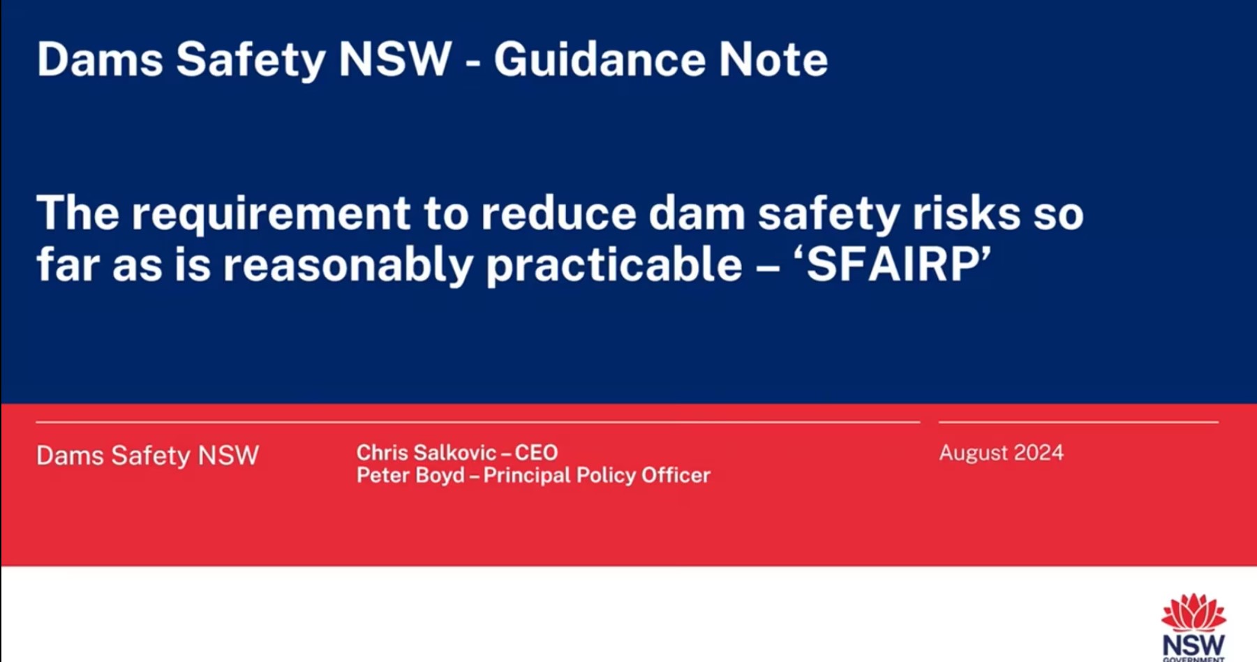 Title slide for SFAIRP consultation webinars