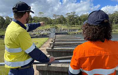 Survey of embankment