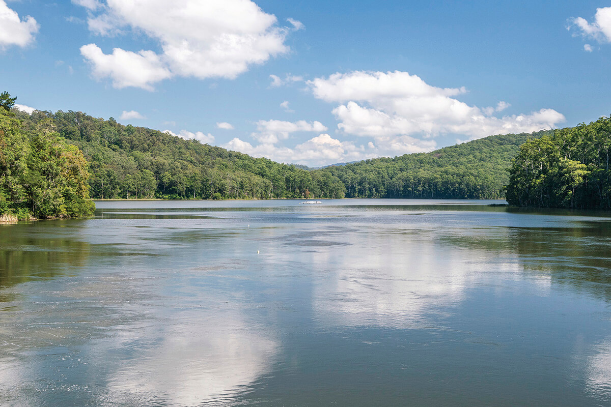 Chichester River at Chichester Dam in Dungog, New South Wales