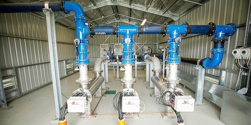 Sewerage treatment plan infrastructure 